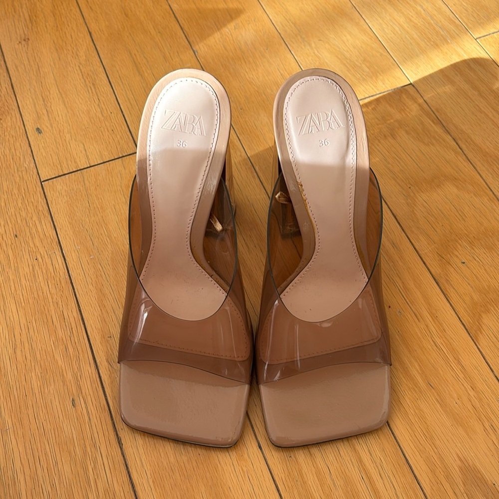 Zara nude shoes